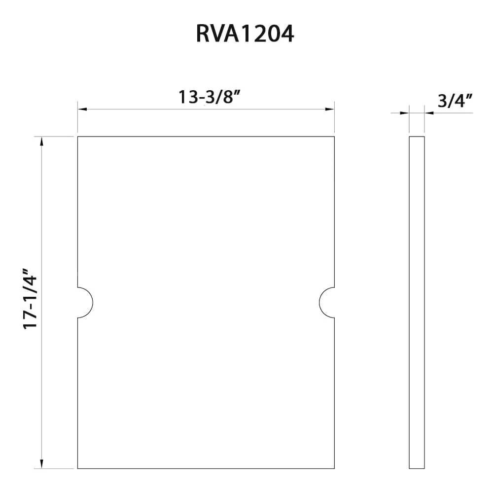 131/2 x 17 inch Solid Wood Replacement Cutting Board Sink Cover for RVH8304 workstation sink - Image 4