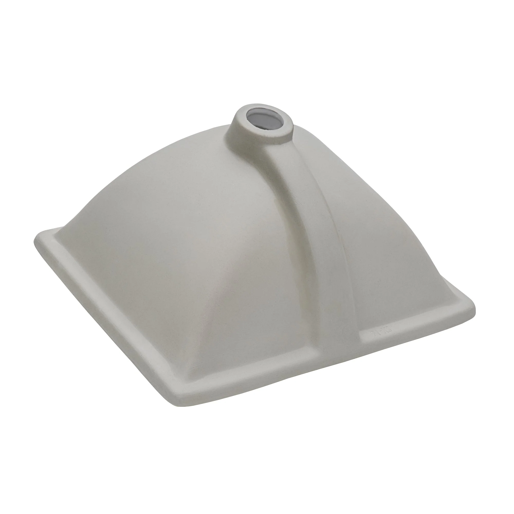 17 x 12 '' Undermount Bathroom Vanity Sink White Rectangular Porcelain Ceramic with Overflow - Image 3