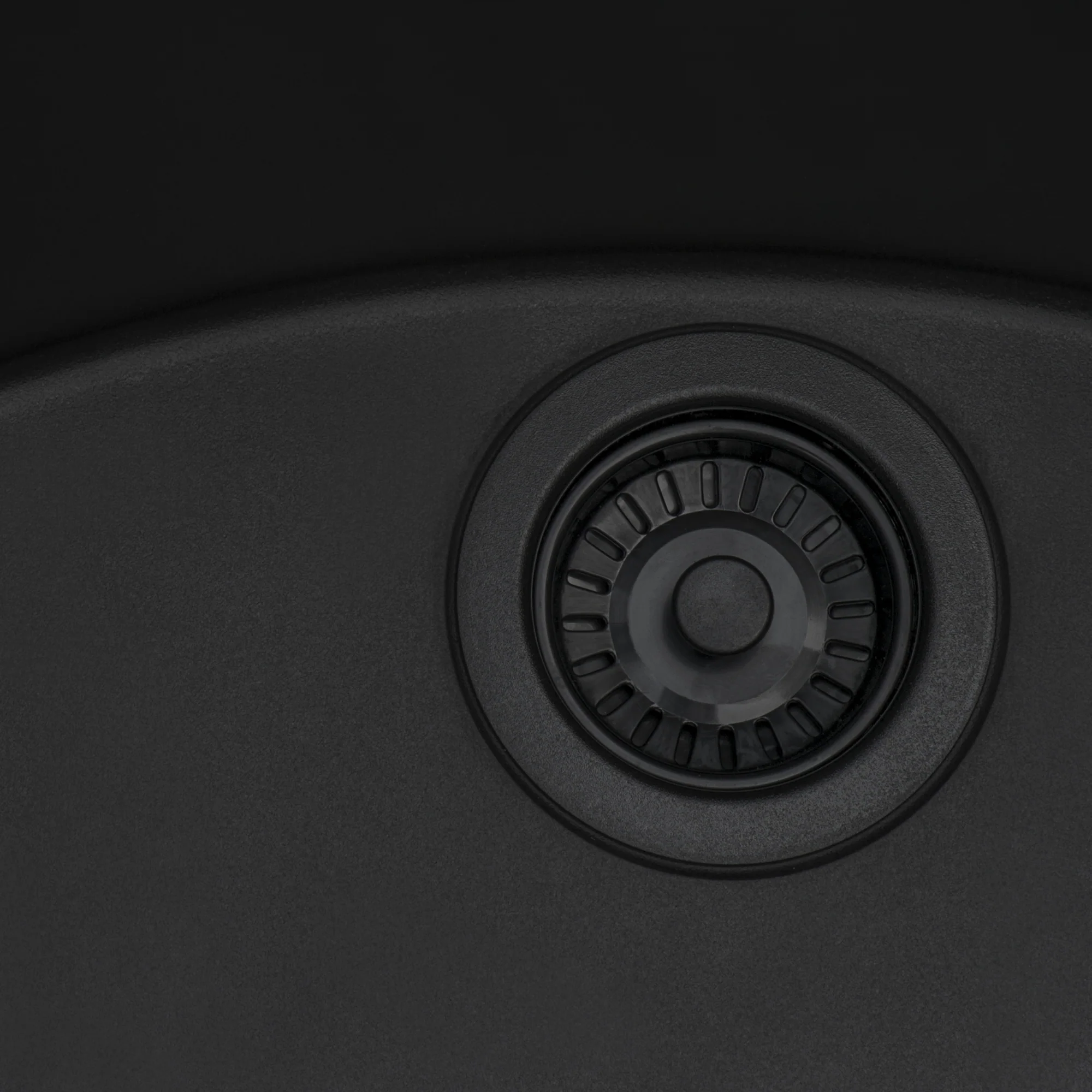 18 x 20 in epiGranite Drop-in Topmount Granite Composite Single Bowl Wet Bar Prep Sink Midnight Black - Image 3