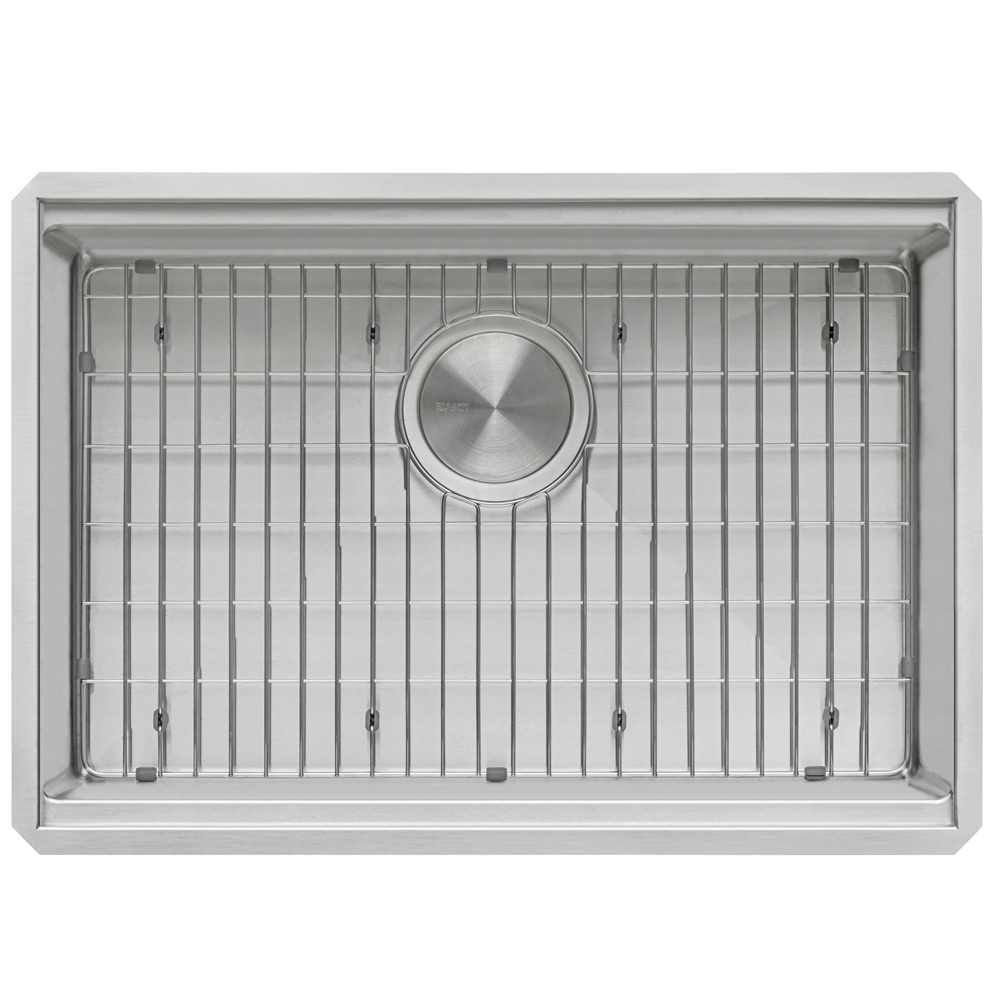 27'' Workstation Rounded Corners Undermount Ledge Kitchen Sink with Accessories - Image 2