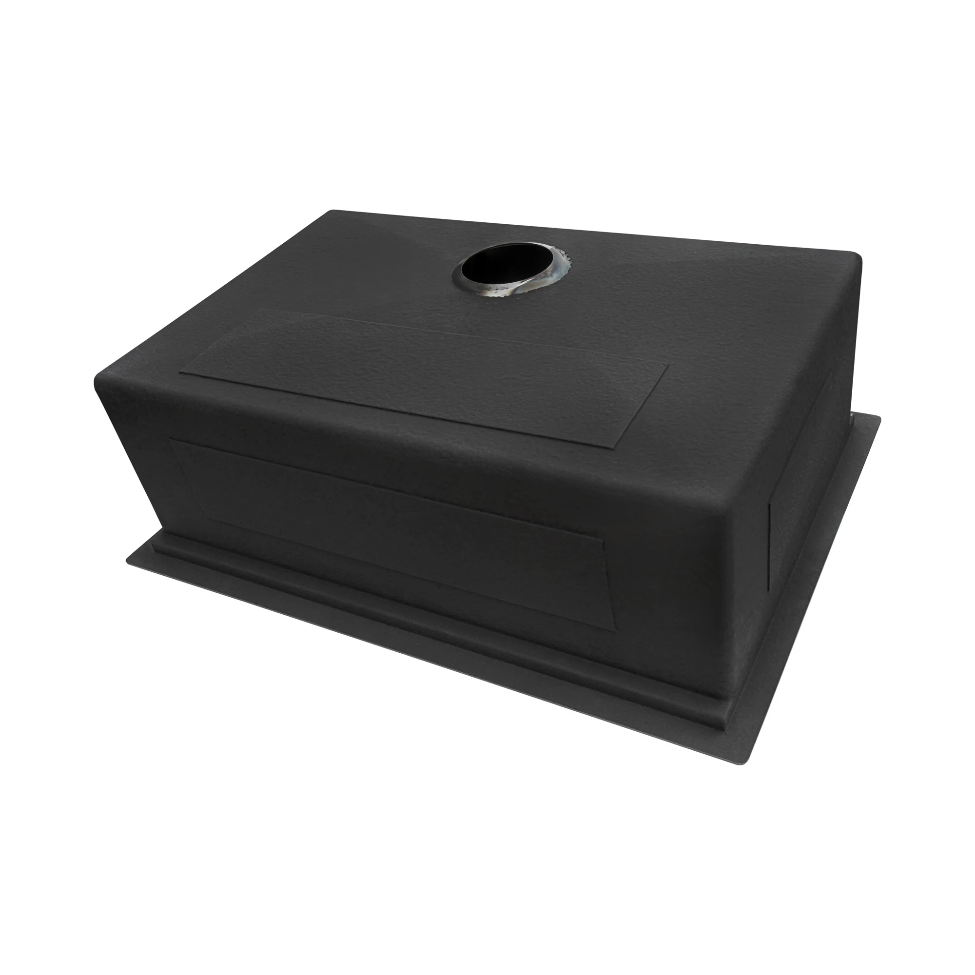 30-inch Gunmetal Black Stainless Steel Workstation Undermount Kitchen Sink Single Bowl - Image 4