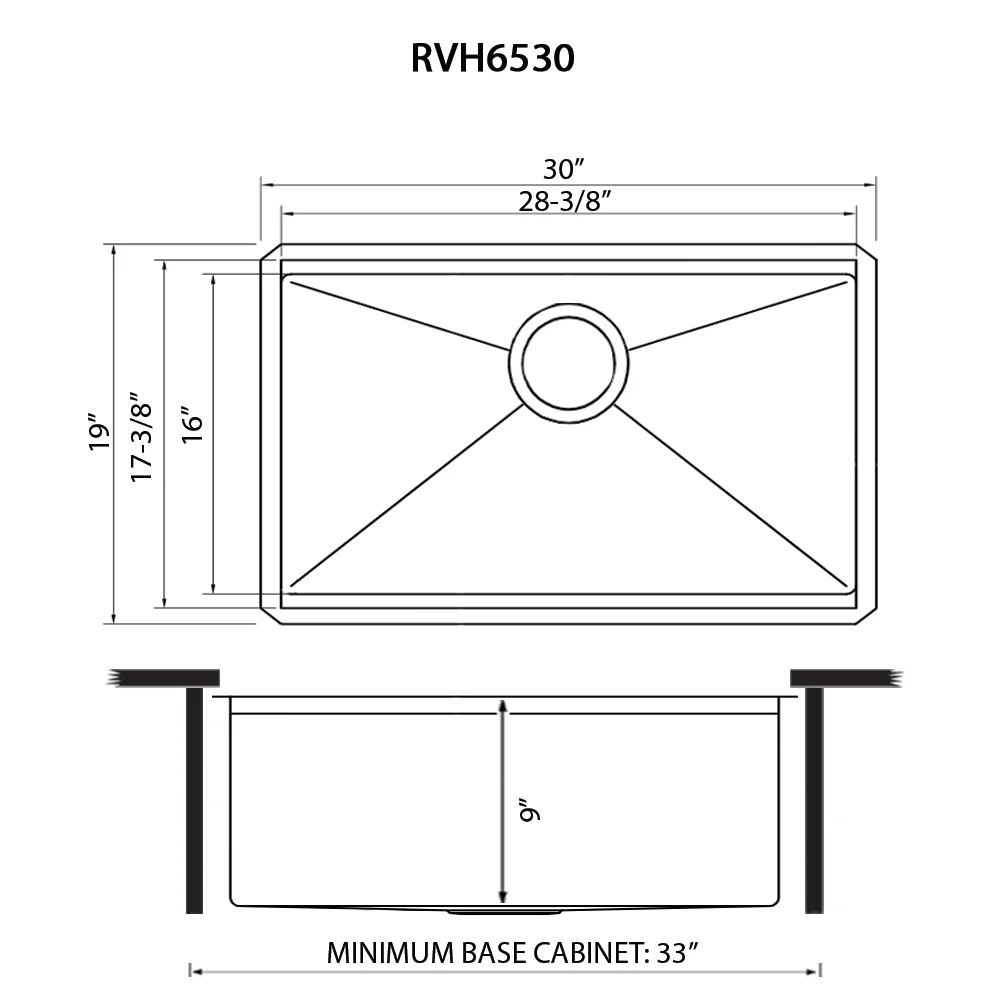 30-inch Gunmetal Black Stainless Steel Workstation Undermount Kitchen Sink Single Bowl - Image 6
