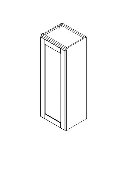 Annapolis Blue 15 in. Wide x 12 in. Deep x 42 in. Tall - Wall Shaker Cabinet - Image 2