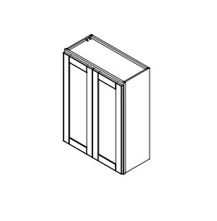Annapolis Blue 27 in. Wide x 12 in. Deep x 30 in. Tall - Wall Shaker Cabinet - Image 2