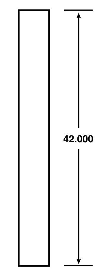 Annapolis Blue 3 in. Wide x .75 in. Deep x 42 in. Tall - Wall Filler Molding for Shaker Cabinet - Image 2