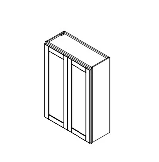Annapolis Blue 30 in. Wide x 12 in. Deep x 42 in. Tall - Wall Shaker Cabinet - Image 2