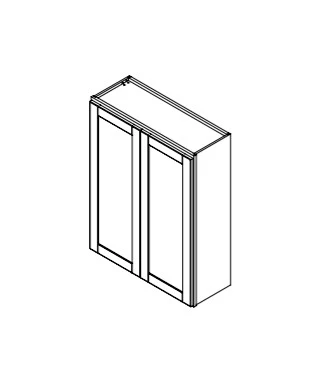 Annapolis Blue 33 in. Wide x 12 in. Deep x 42 in. Tall - Wall Shaker Cabinet - Image 2