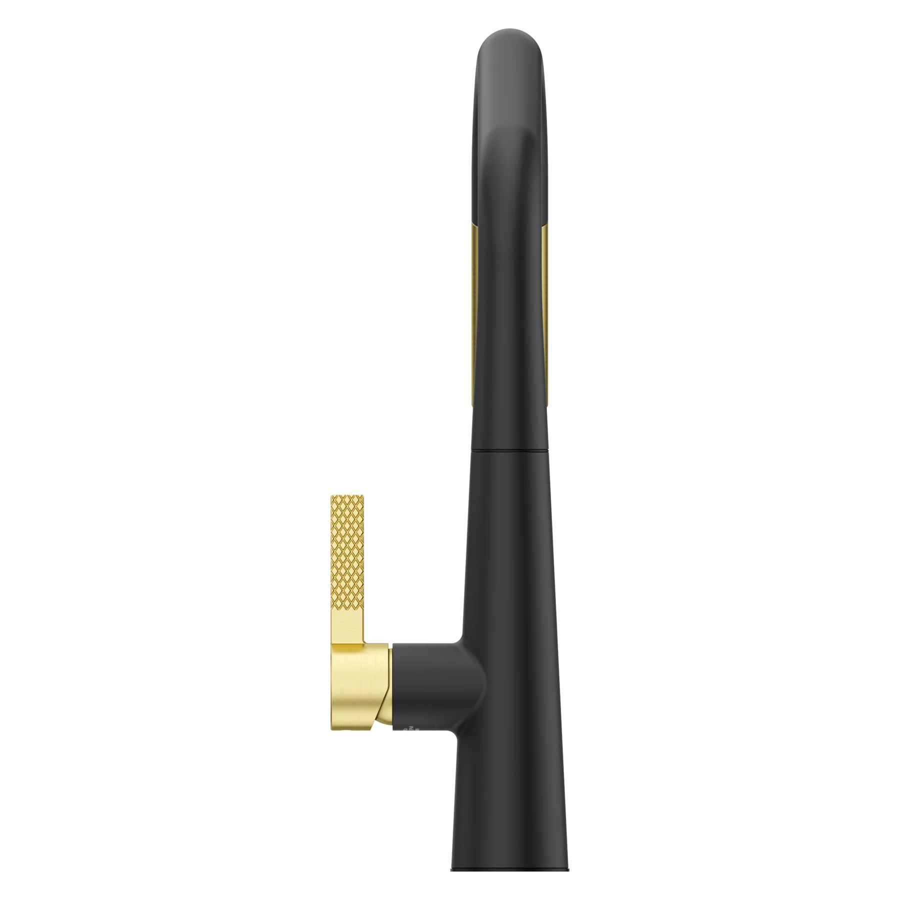 Asari Kitchen Faucet 1-Handle Combo-Matte Black/Brushed Gold - Image 3