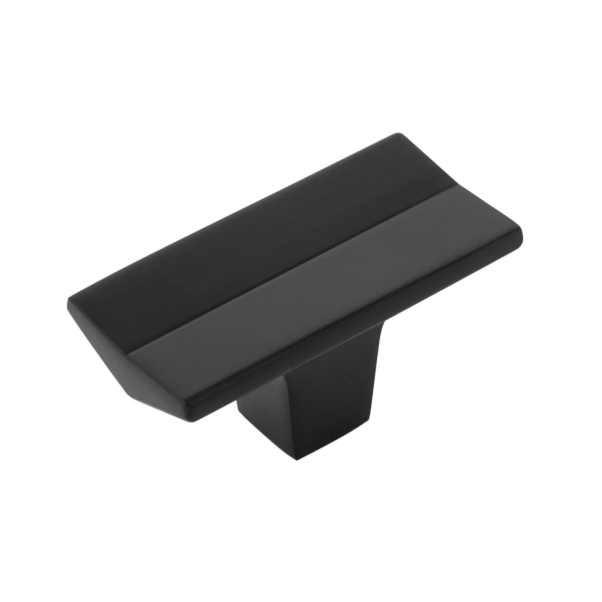 Avenue Knob 2 Inch x 1 Inch Matte Black Finish