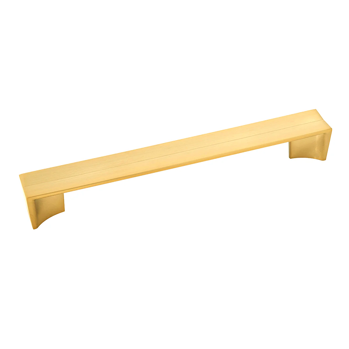 Avenue Pull 7-9/16 Inch (192mm) Center to Center Brushed Golden Brass Finish