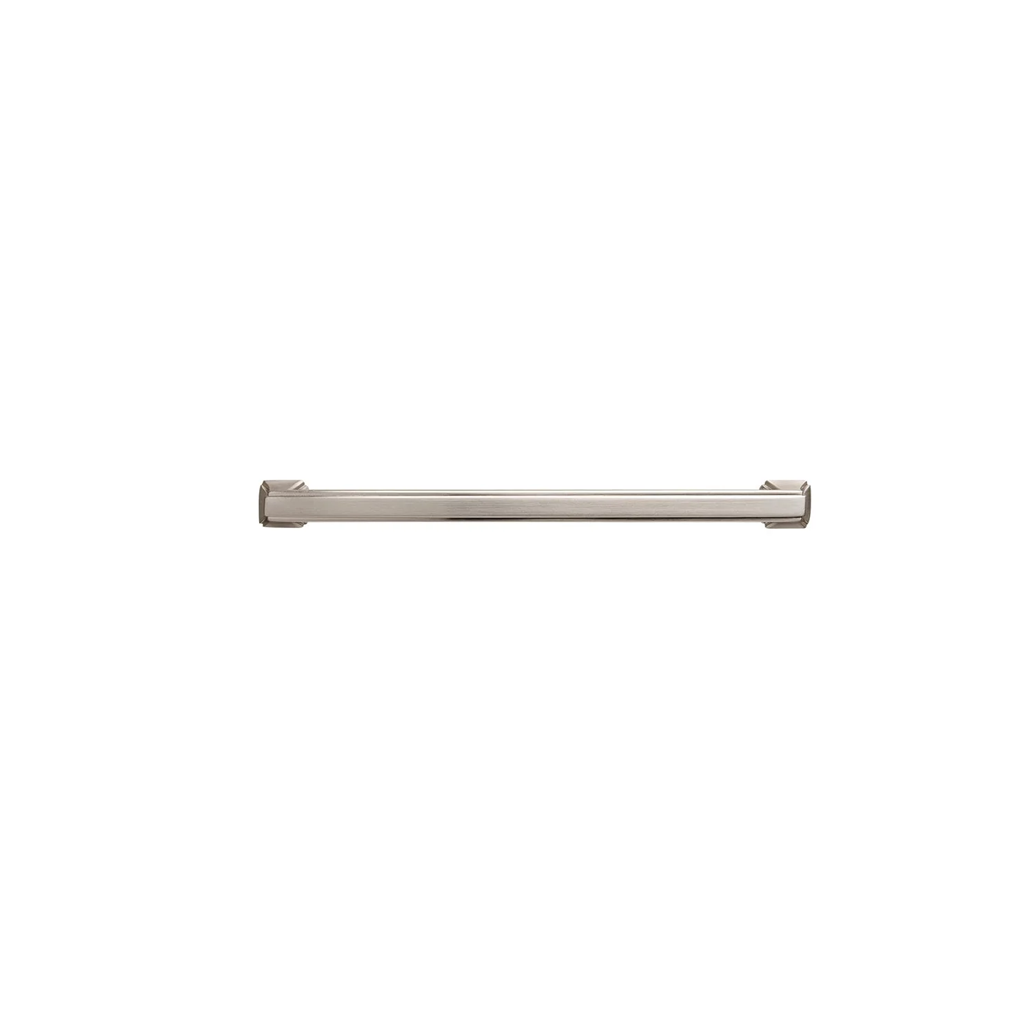 Bridges Pull 7-9/16 Inch (192mm) Center to Center Satin Nickel Finish - Image 2