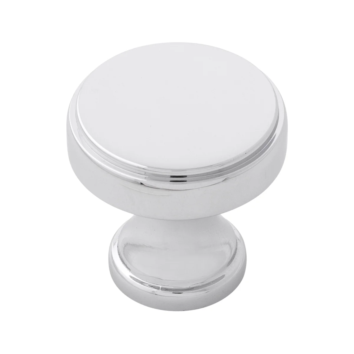 Brownstone Knob 1-1/4 Inch Diameter Chrome Finish