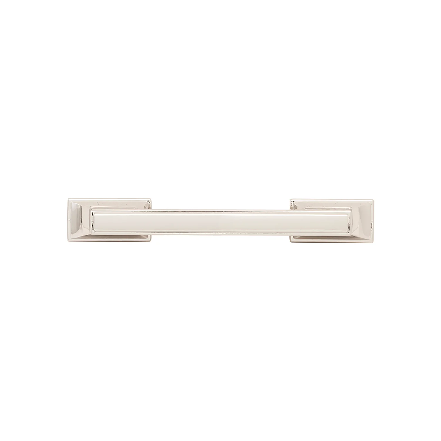 Brownstone Pull 3 Inch & 3-3/4 Inch (96mm) Center to Center Polished Nickel Finish - Image 3