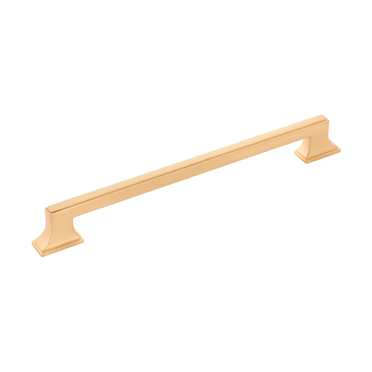 Brownstone Pull 8-13/16 Inch (224mm) Center to Center Brushed Golden Brass Finish