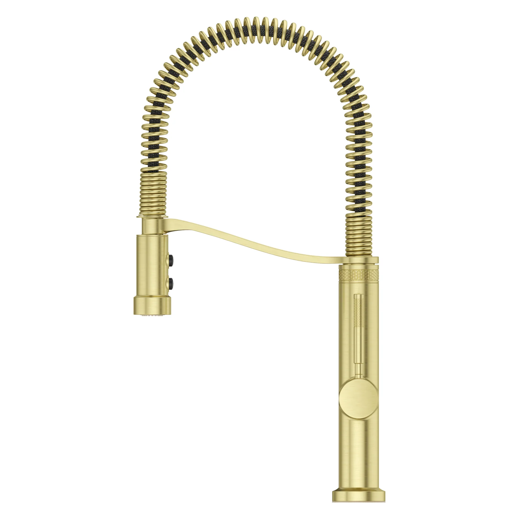 Bruton Kitchen Faucet Pull-Down Culinary 1-Handle Brushed Gold - Image 2