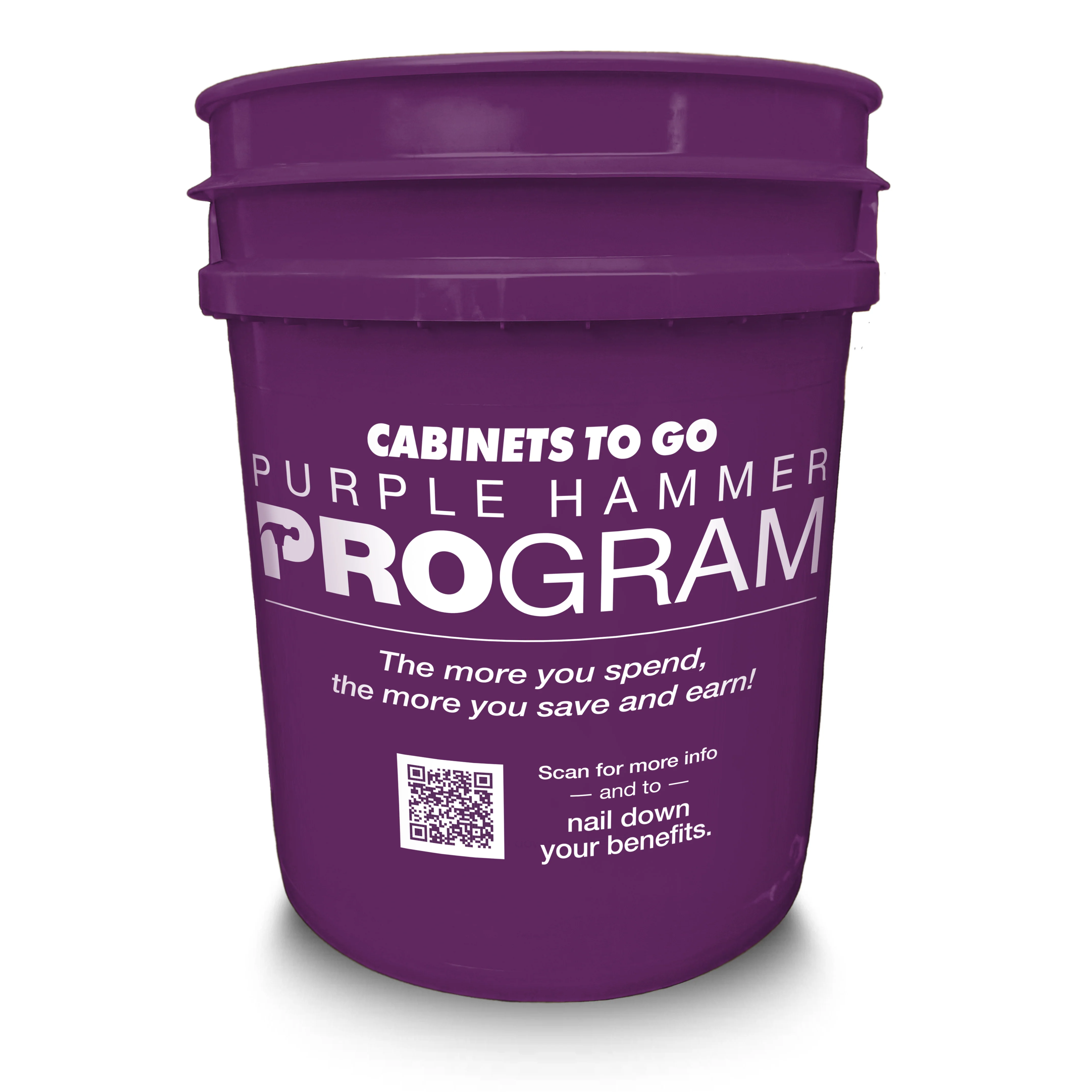 Cabinets To Go Purple Hammer Program 5 Gallon Bucket - Image 2