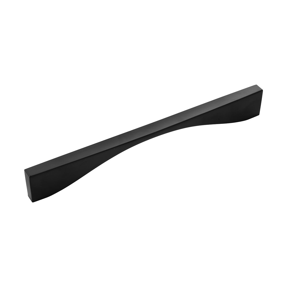 Channel Appliance Pull 12 Inch Center to Center Matte Black Finish