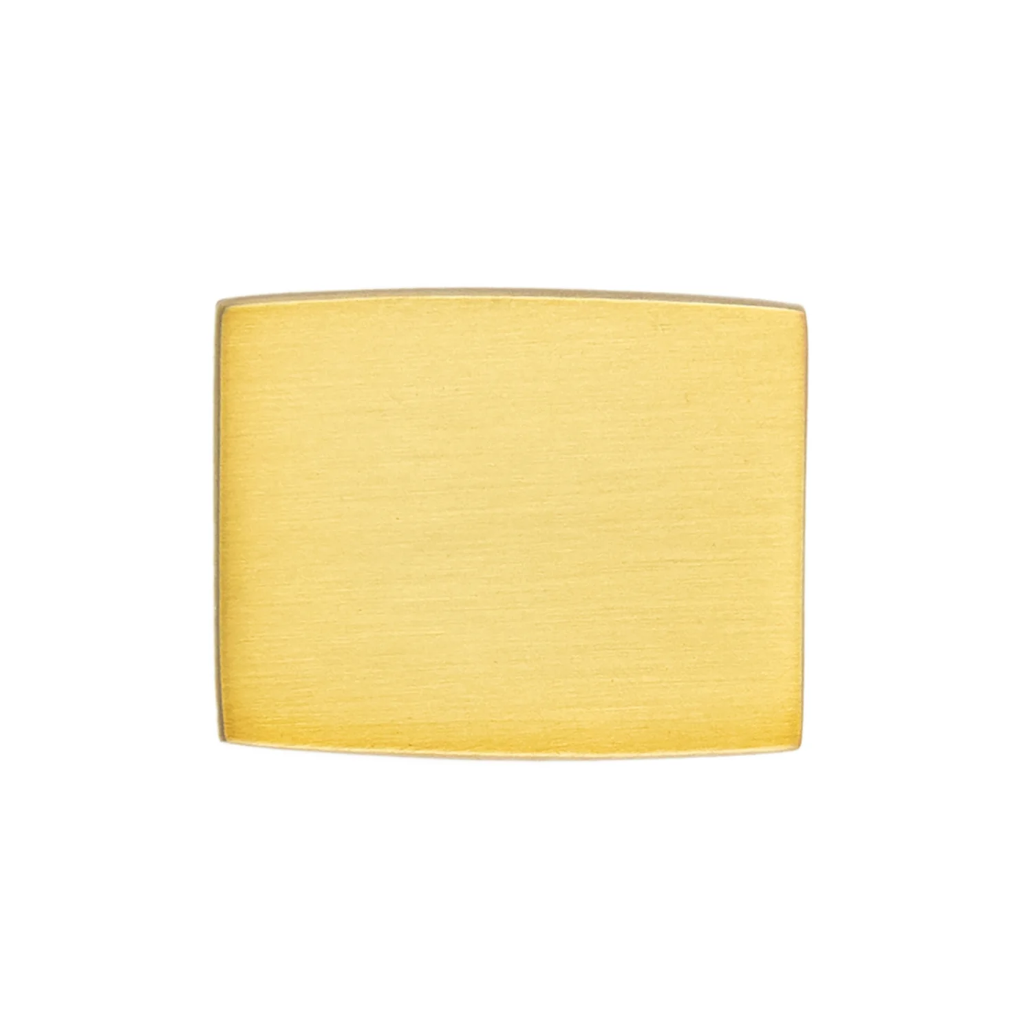 Channel Knob 1-1/4 Inch x 1 Inch Brushed Golden Brass Finish - Image 3