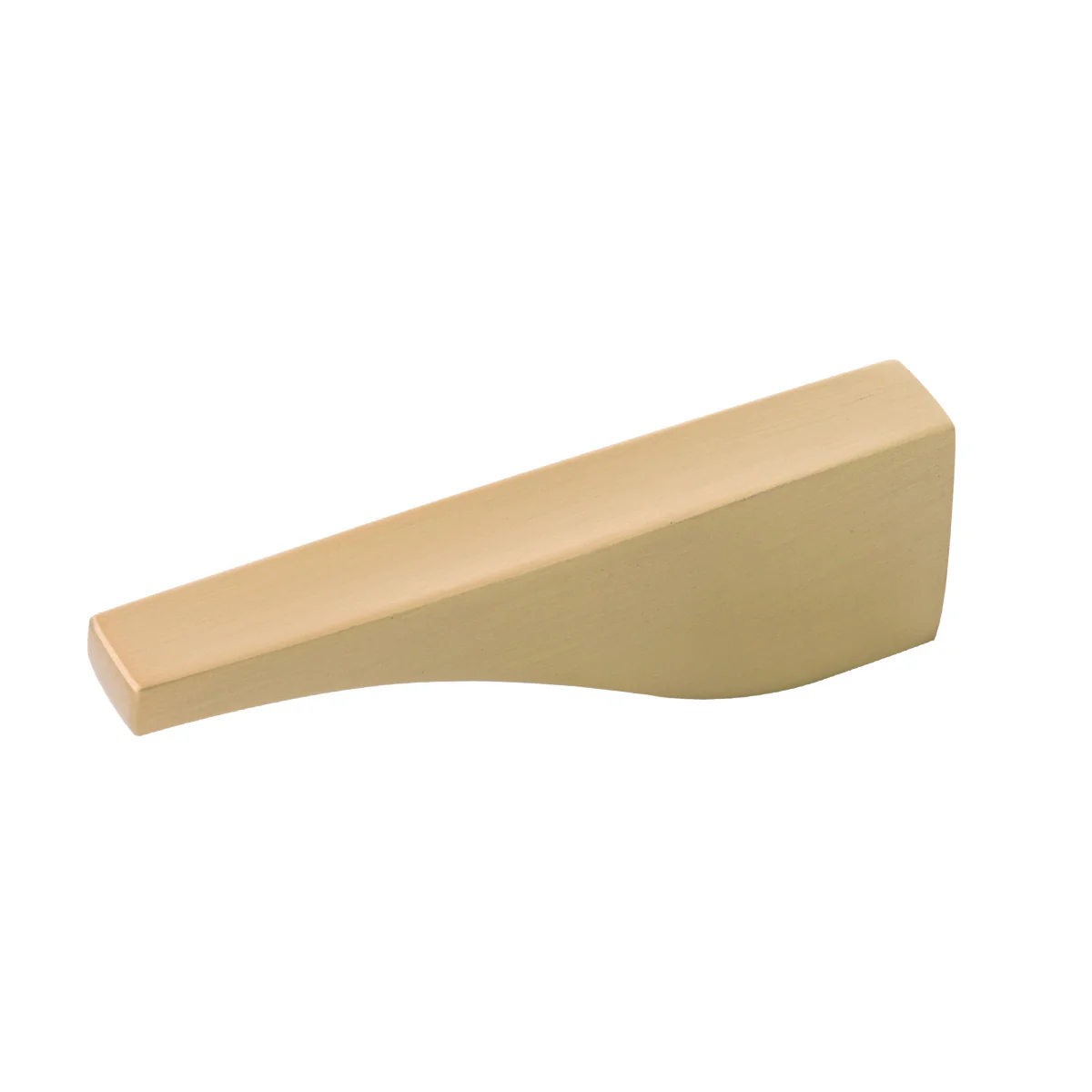 Channel Knob 3 Inch x 1/2 Inch Brushed Golden Brass Finish