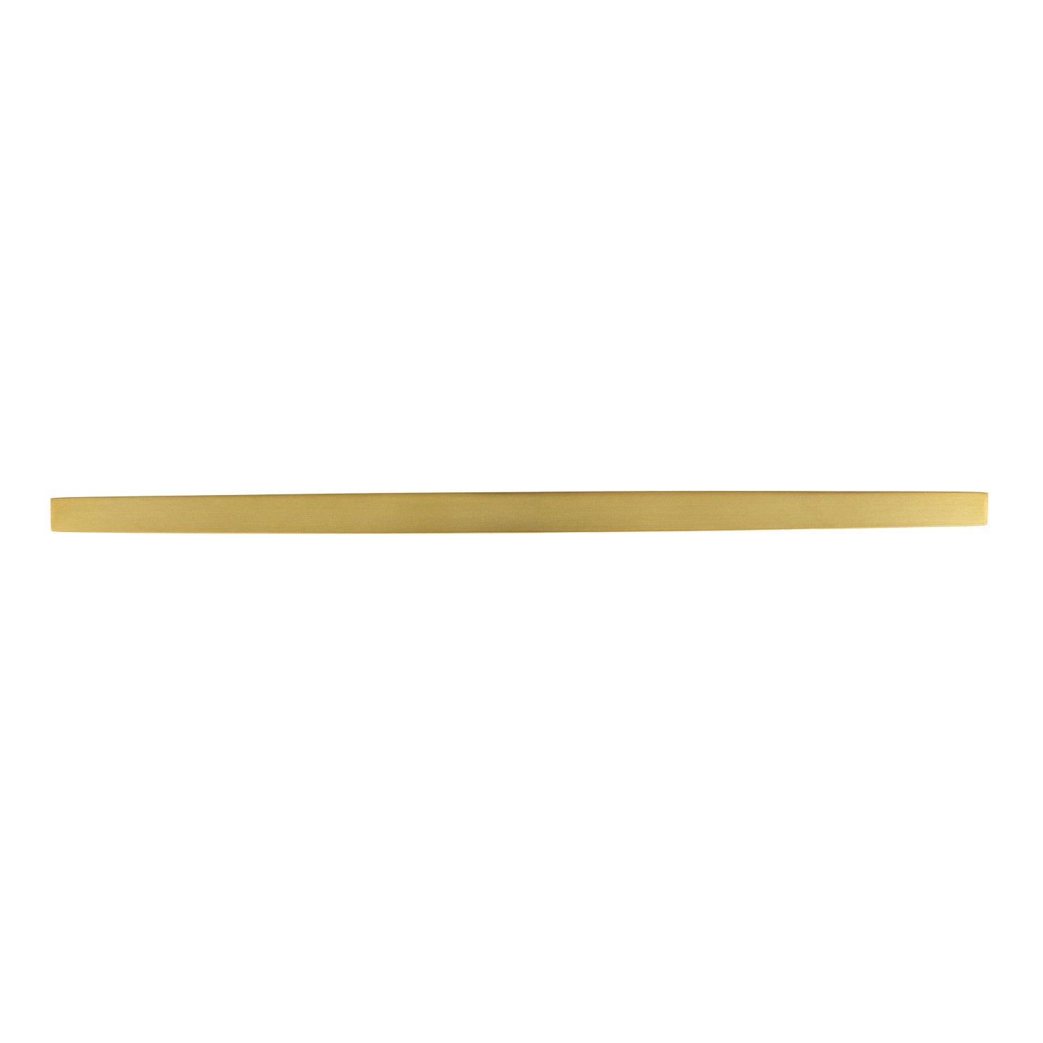 Channel Pull 12 Inch Center to Center Brushed Golden Brass Finish - Image 3