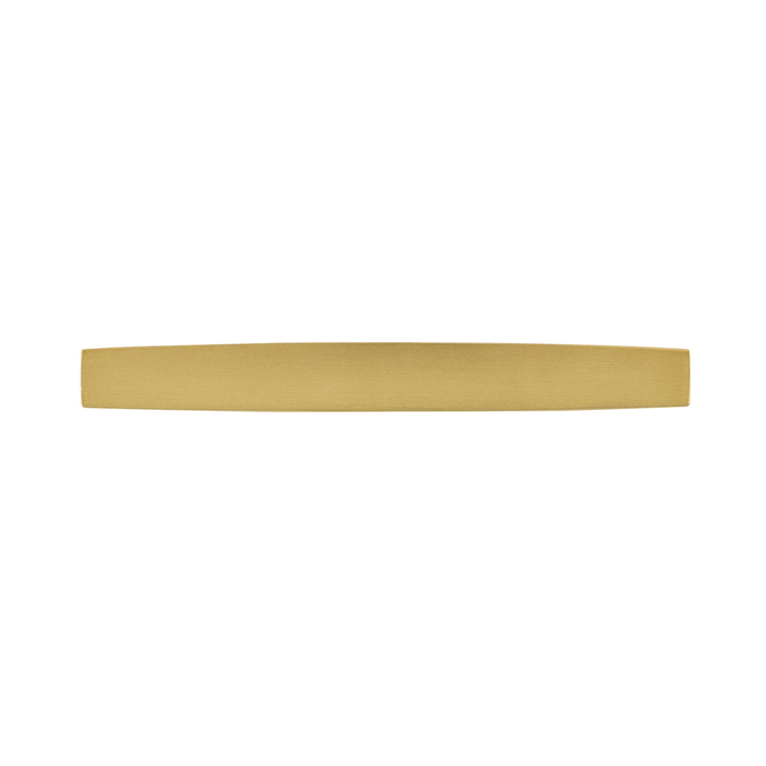 Channel Pull 3-3/4 Inch (96mm) Center to Center Brushed Golden Brass Finish - Image 3