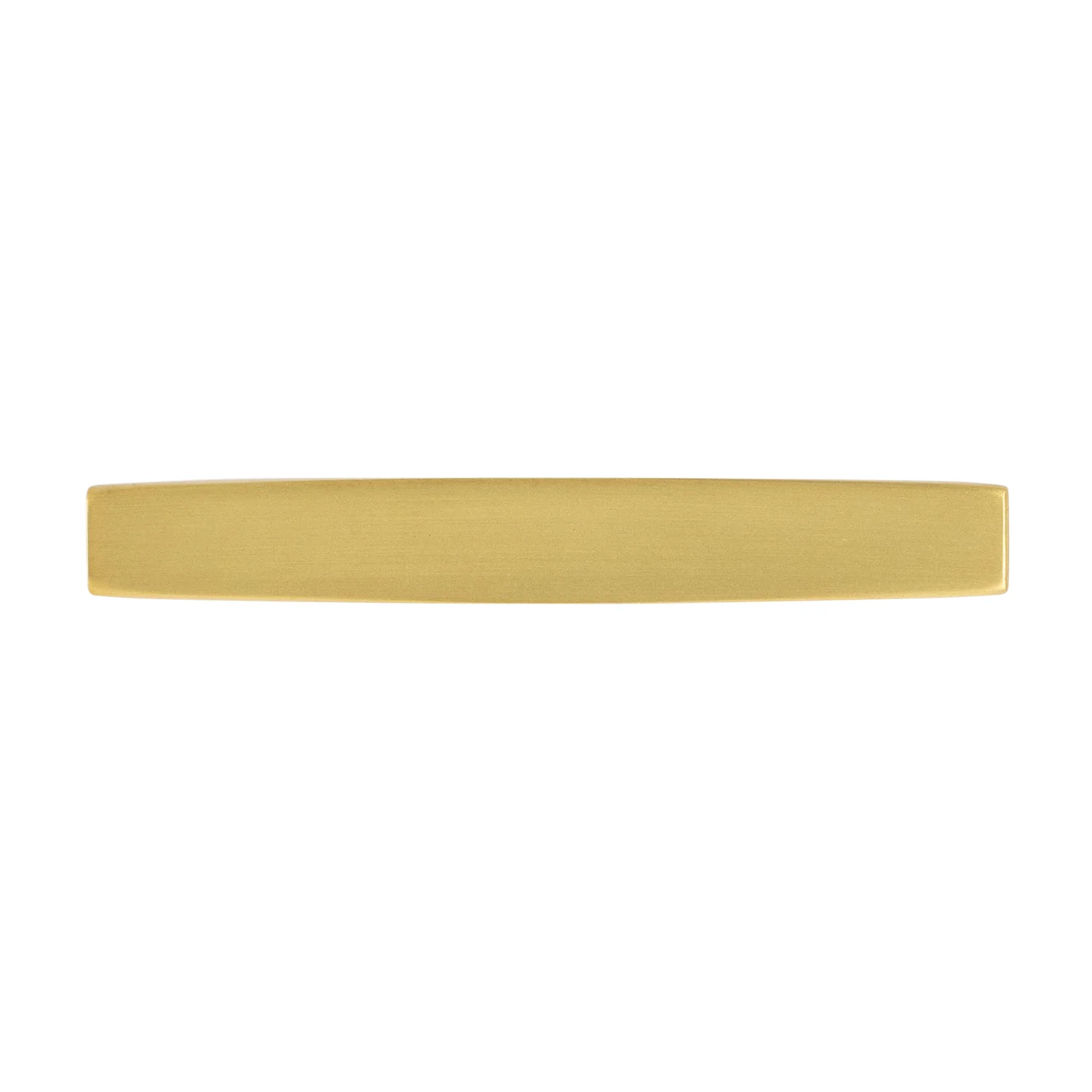 Channel Pull 3 Inch Center to Center Brushed Golden Brass Finish - Image 3
