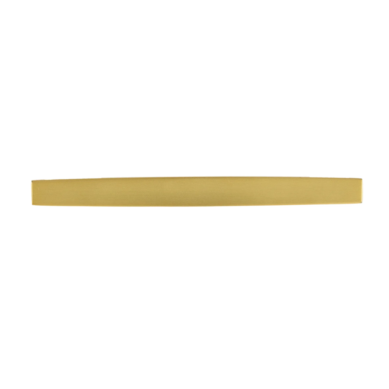 Channel Pull 5-1/16 Inch (128mm) Center to Center Brushed Golden Brass Finish - Image 3