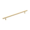 Bar Pulls Pull 8-13/16 Inch (224mm) Center to Center Champagne Bronze Finish