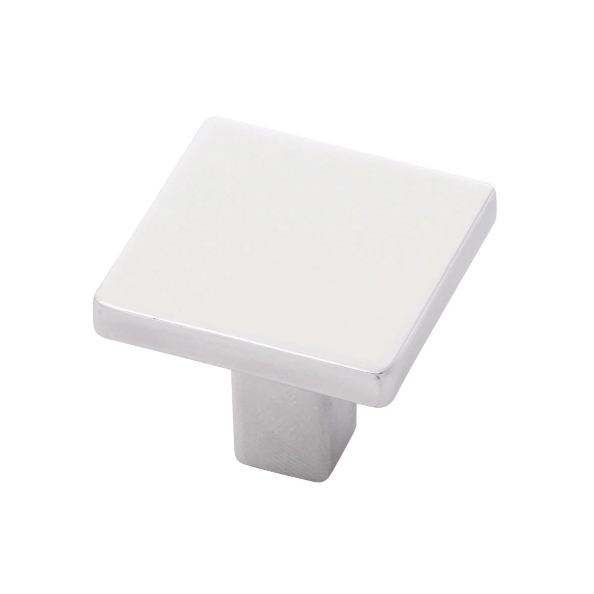 Emerge Knob 1-5/16 Inch Square Polished Nickel Finish