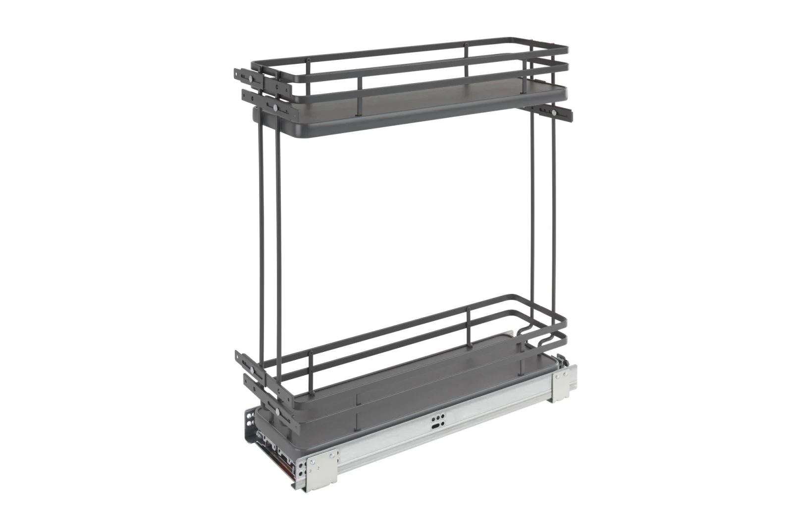 Euro Pullout 6.5'' Two Tier Shelf Organizer GRY