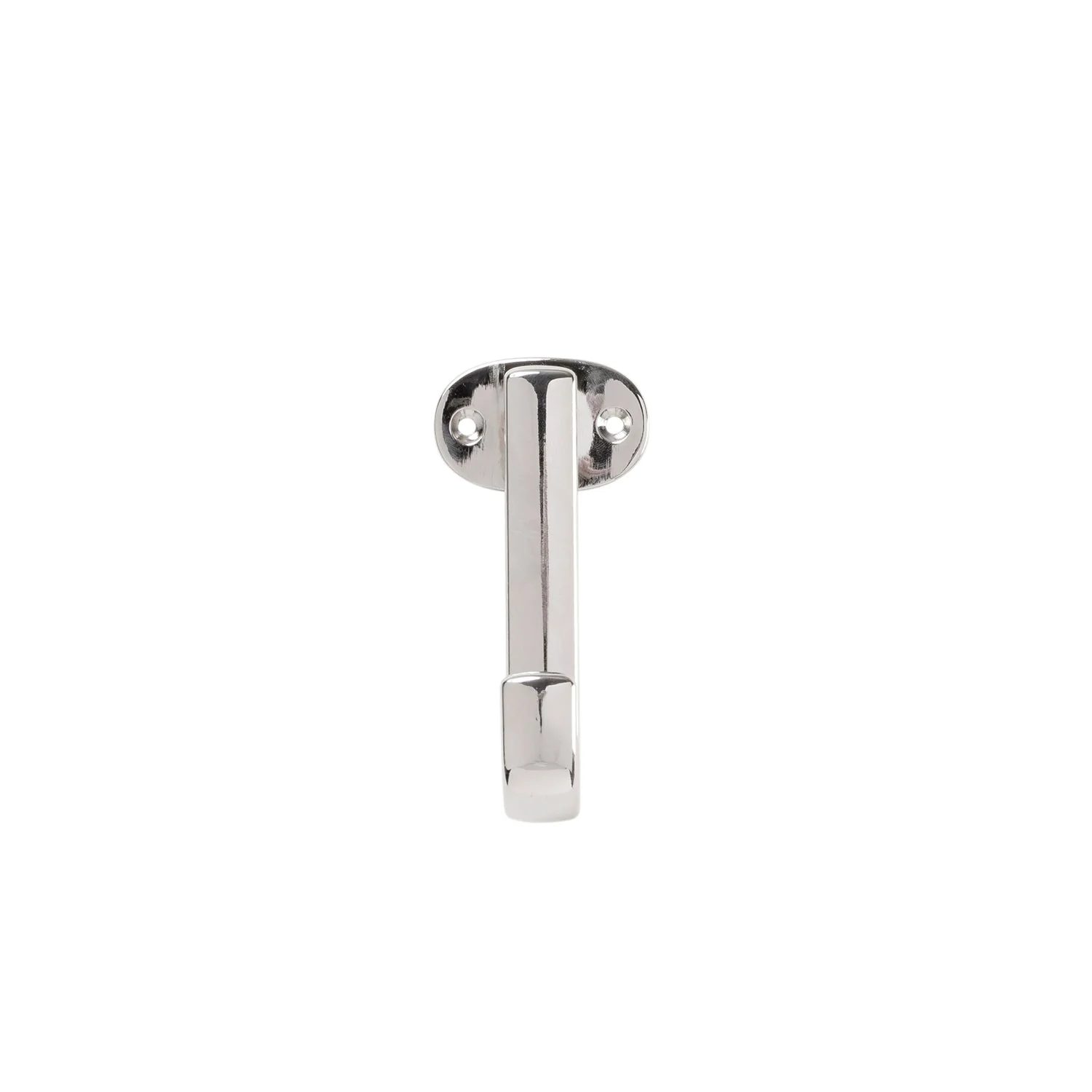 Euro-Contemporary Single Prong Hook 4-3/4 Inch Long Chrome Finish - Image 2