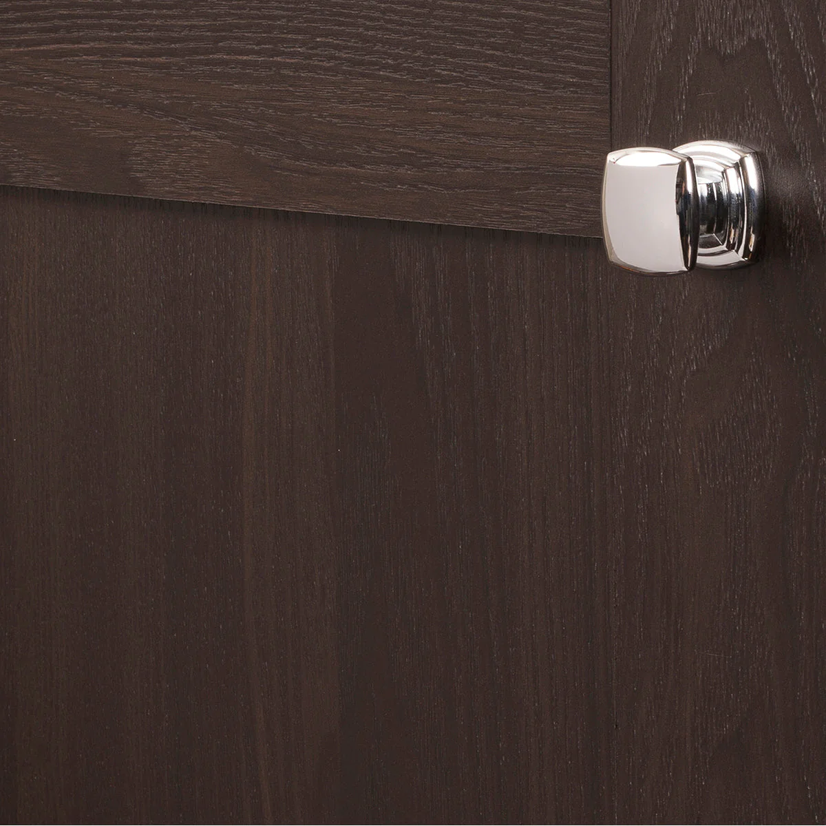 Euro-Contemporary Knob 1-1/4 Inch Square Chrome Finish - Image 3