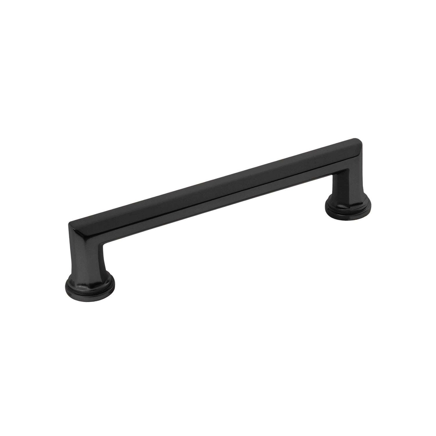 Facette Pull 3-3/4 Inch (96mm) Center to Center Matte Black Finish