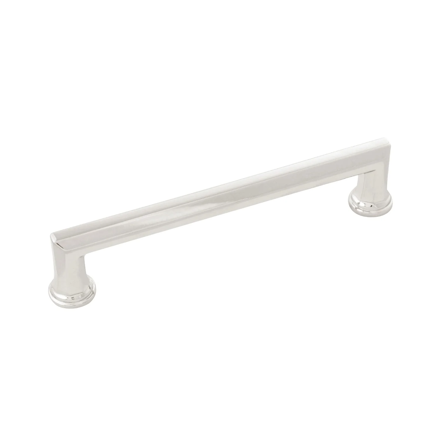 Facette Pull 6-5/16 Inch (160mm) Center to Center Polished Nickel Finish