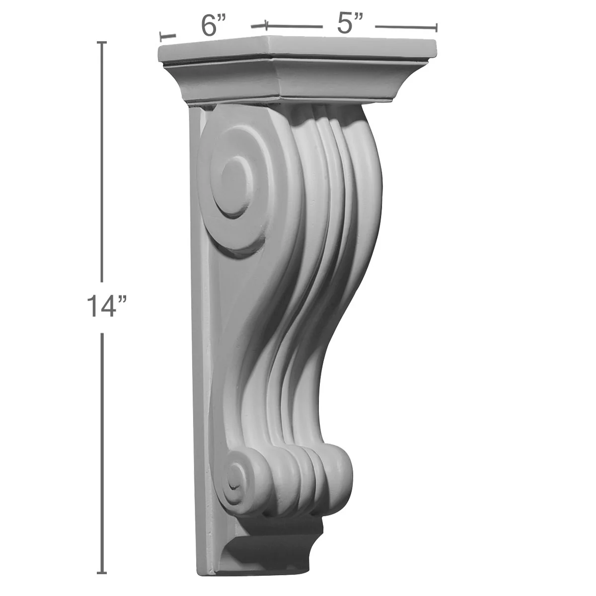 Franklin Corbel 5''w x 6''d x 14''h - Image 3