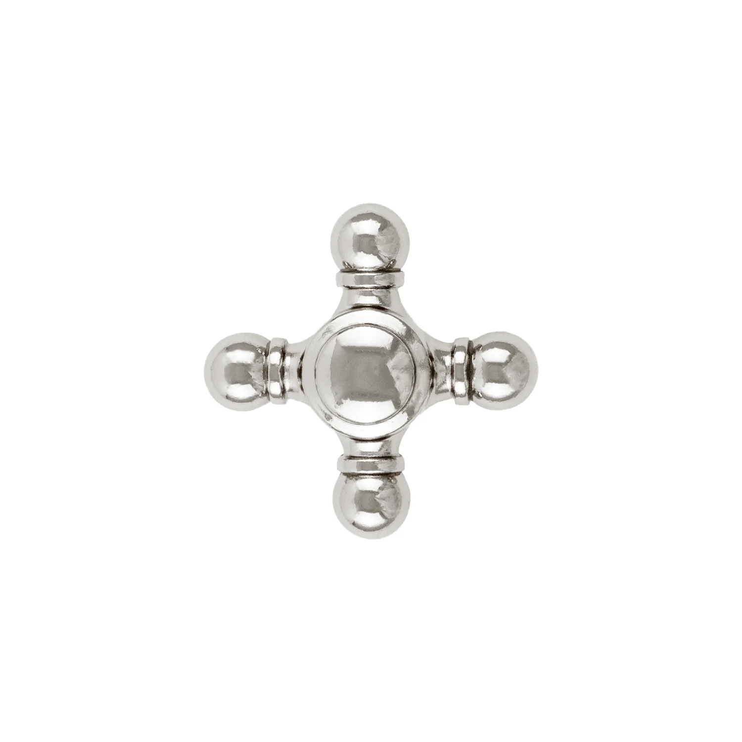 Fuller Knob 1-11/16 Inch x 1-11/16 Inch Polished Nickel Finish - Image 3