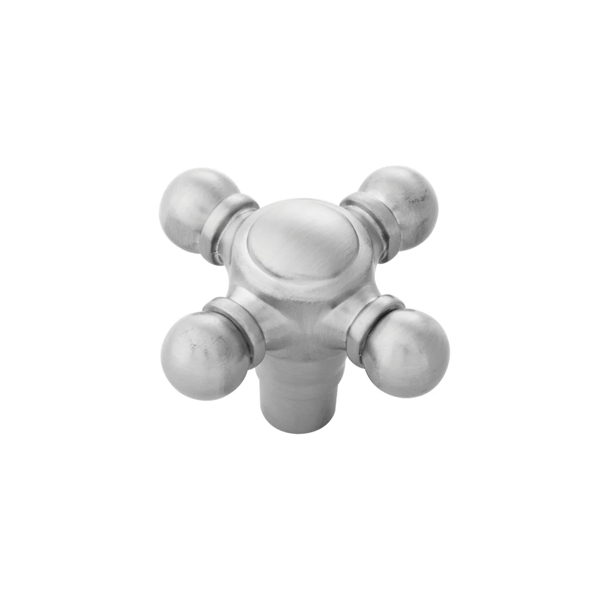 Fuller Knob 1-11/16 Inch x 1-11/16 Inch Stainless Steel Finish