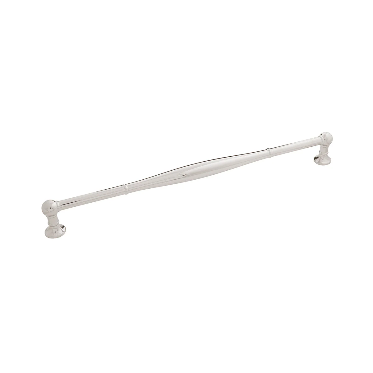 Fuller Pull 12 Inch Center to Center Polished Nickel Finish