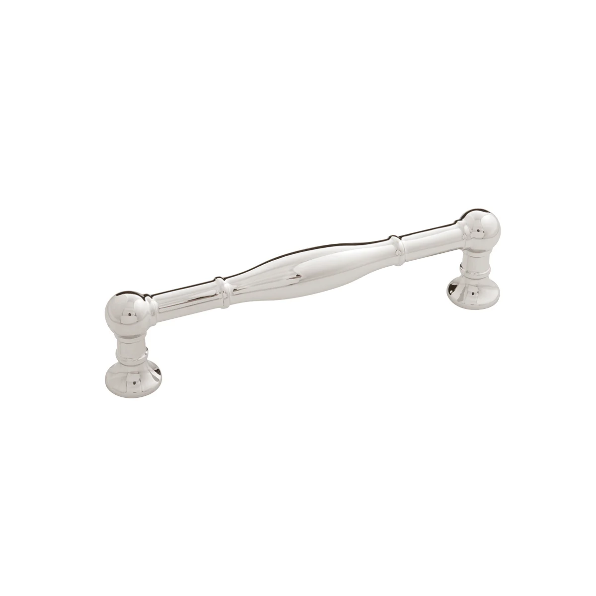 Fuller Pull 5-1/16 Inch (128mm) Center to Center Polished Nickel Finish