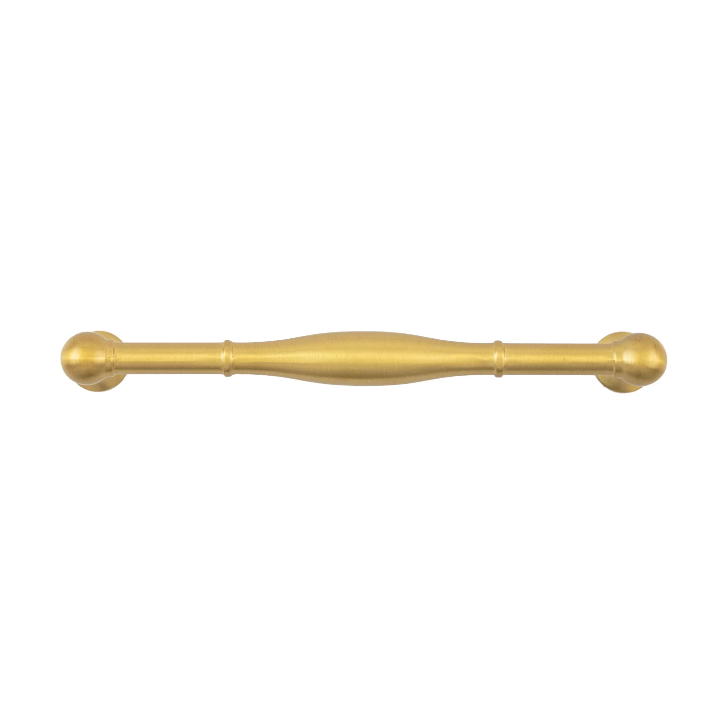 Fuller Pull 6-5/16 Inch (160mm) Center to Center Brushed Golden Brass Finish - Image 3