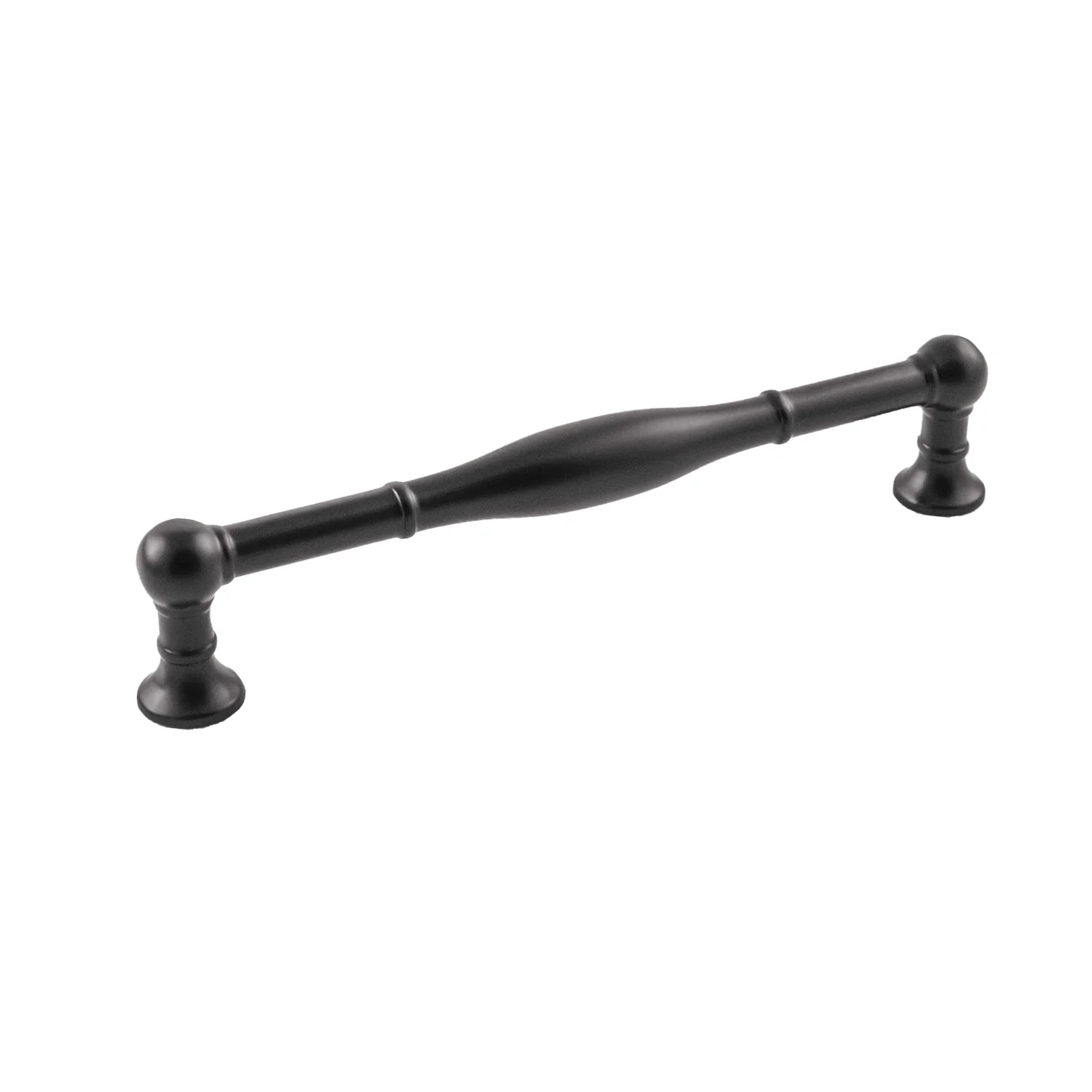 Fuller Pull 6-5/16 Inch (160mm) Center to Center Matte Black Finish
