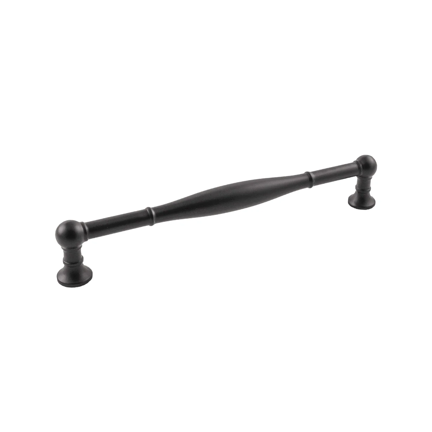 Fuller Pull 8-13/16 Inch (224mm) Center to Center Matte Black Finish