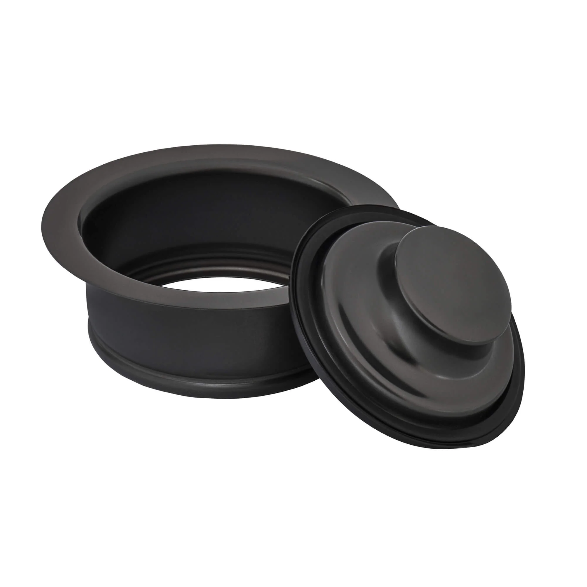 Garbage Disposal Flange for Kitchen Sinks Gunmetal Black Stainless Steel - Image 2