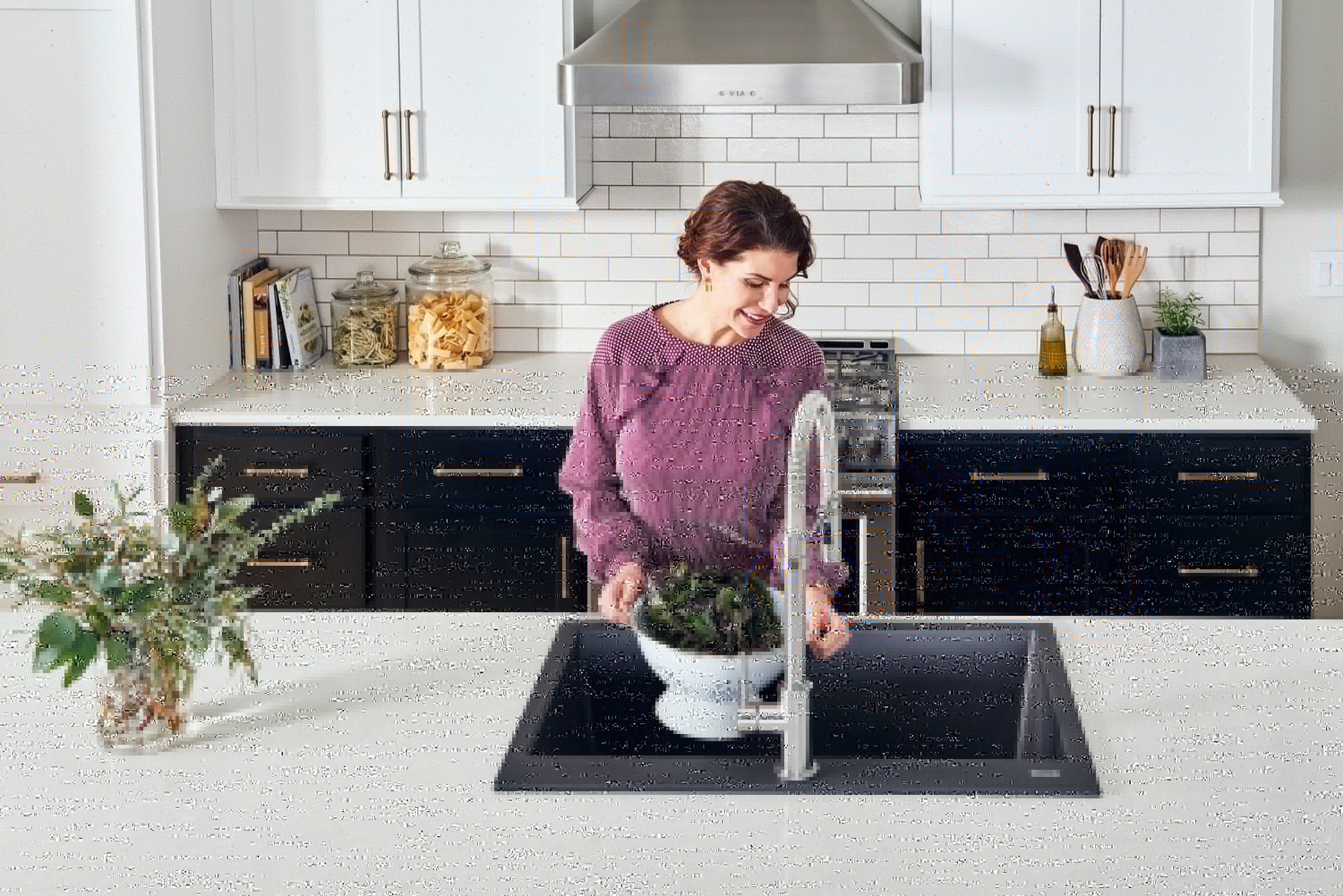 Granite Topmount 33x22 Single Basin Sink Arctic White - Image 3