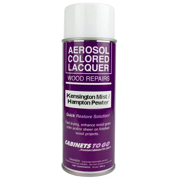 Hampton Pewter/Kensington Mist Aerosol Colored Lacquer