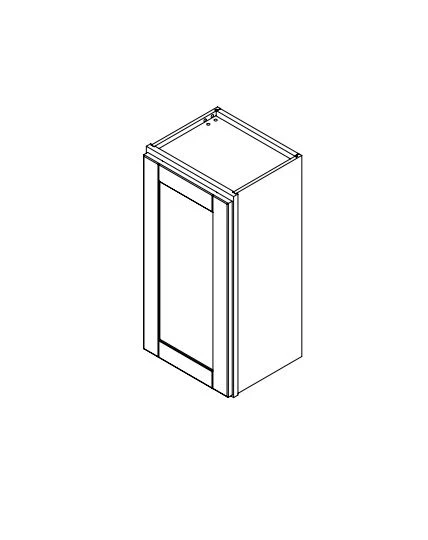 Hampton Pewter 15 in. Wide x 12 in. Deep x 36 in. Tall - Wall Shaker Cabinet - Image 2