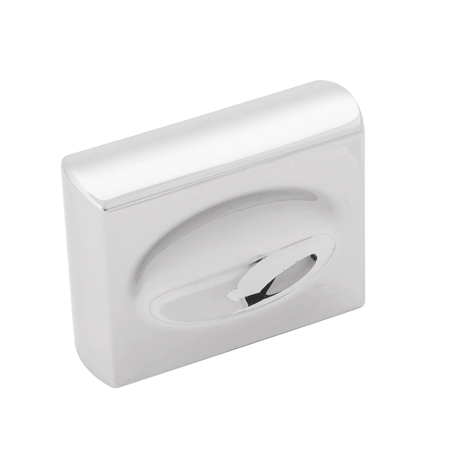 Ingot Knob 1-3/8 Inch x 7/16 Inch Chrome Finish