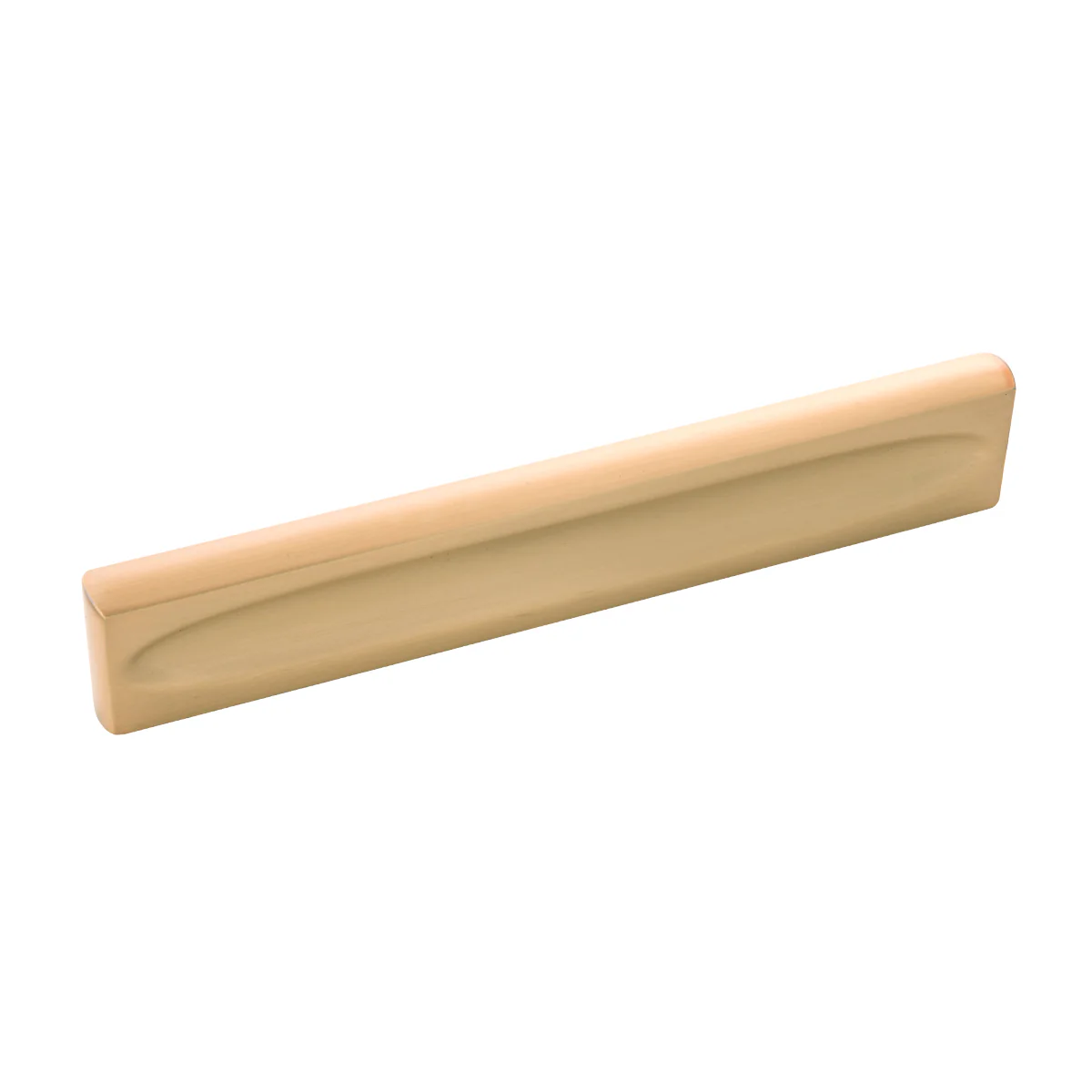 Ingot Pull 5-1/16 Inch (128mm) Center to Center Brushed Golden Brass Finish