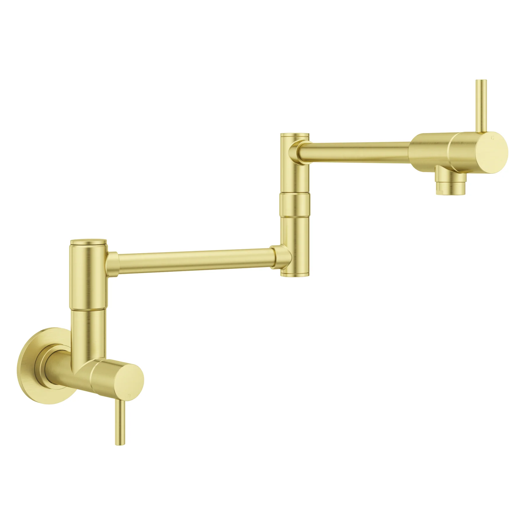 Lita Wall Mount Pot Filler 2-Handle Brushed Gold - Image 3