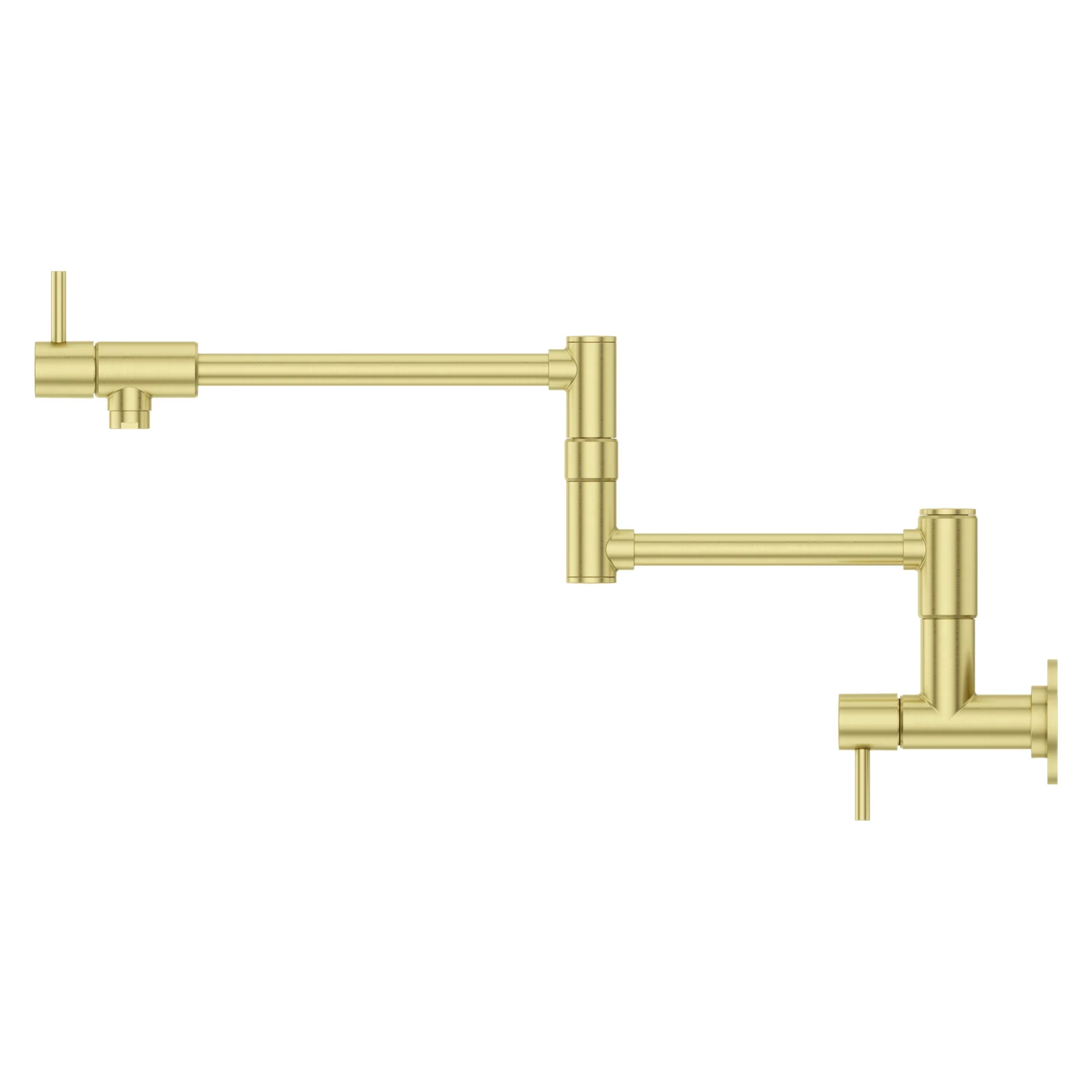 Lita Wall Mount Pot Filler 2-Handle Brushed Gold - Image 4